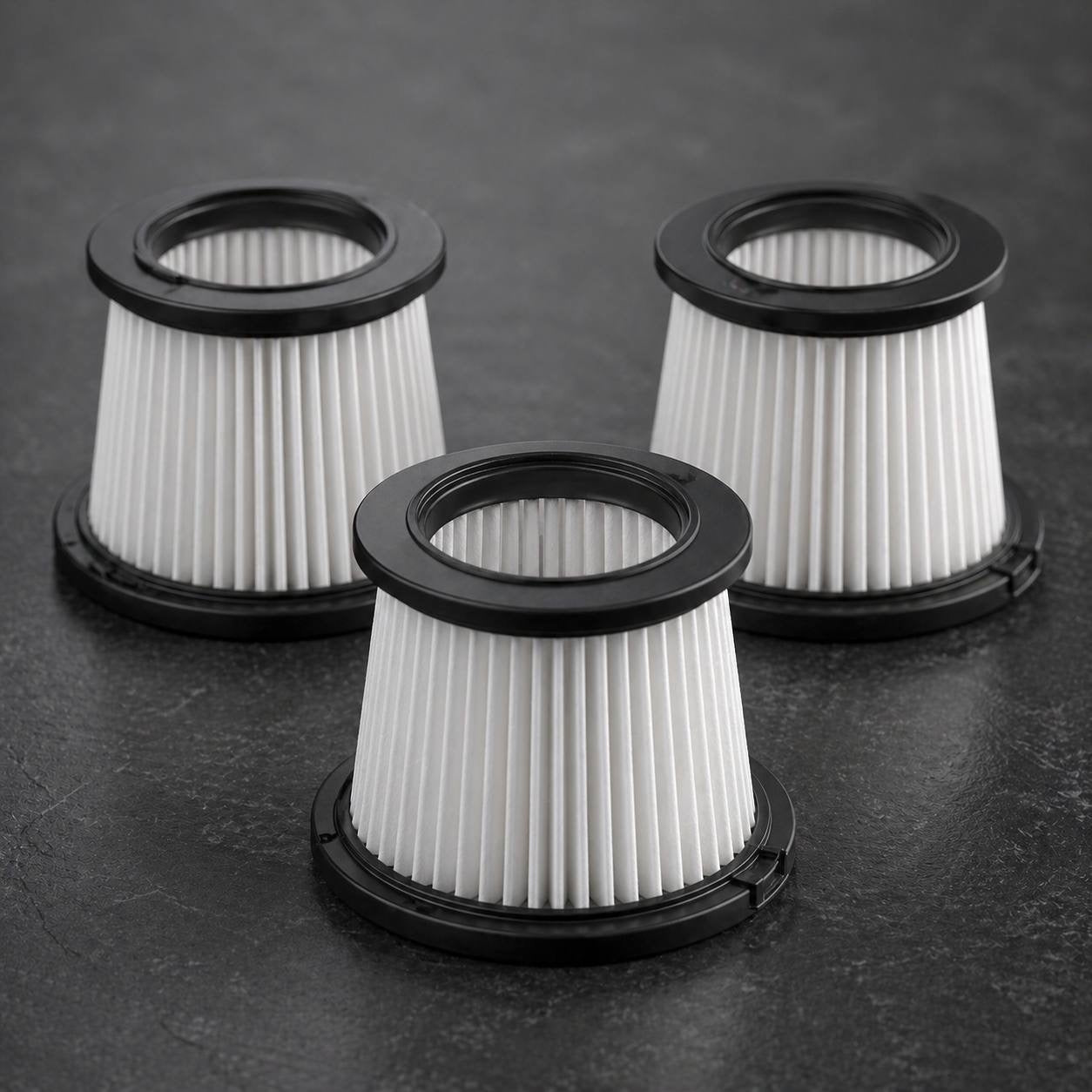 HEPA Replacement Filters for Car Vacuums (Pack of 3)
